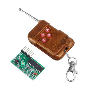 433MHz Wireless Remote 4 Channel  Output with Button