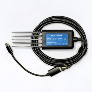 Soil Sensor RS485 5 Pin PH NPK Storage Temperature And Humidity EC Sensor